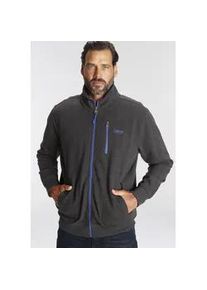 MAN'S WORLD Sweatjacke MAN'S WORLD Gr. L (52/54), grau (anthrazit, melange) Herren Sweatjacken mit kontrastfarbigem Reißverschluss