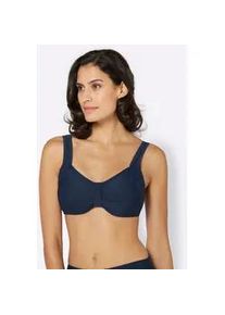 Bustier-Bikini-Top feel good Gr. 38, Cup B, blau (marine) Damen Bikini-Oberteile Bikini-Oberteil Bikinis