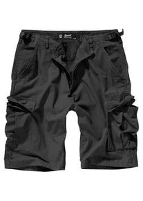 Stoffhose BRANDIT "Brandit Herren BDU Ripstop Shorts" Gr. S, US-Größen, schwarz Herren Hosen