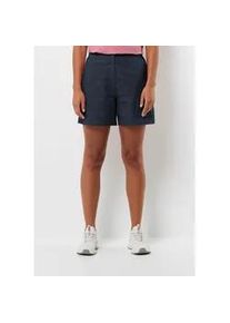 Shorts Jack Wolfskin "KARANA SHORTS W" Gr. XXL (48), Normalgrößen, blau (night, blau), Damen, OBERSTOFF: 55% HANF, 45% BAUMWOLLE; Futter: 65% POLYESTER, 35% BAUMWOLLE, Hosen