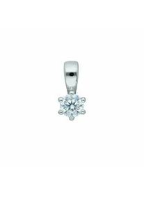 Ketten-Anhänger ADELIA ́S "Damen Silberschmuck 925 Silber Anhänger mit Zirkonia" Schmuckanhänger Gr. mit Zirkonia, Silber 925 (Sterlingsilber), silberfarben (silber) Damen mit Zirkonia Silberschmuck für