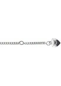 Fußkette ADELIA ́S "925 Silber Panzer Fußkettchen 25 cm Ø 2 mm" Gr. Silber 925 (Sterlingsilber), silberfarben (silber) Damen Silberschmuck für