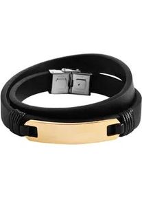 Edelstahlarmband ADELIA ́S "Herren Armband aus Edelstahl" Armbänder Gr. Edelstahl, goldfarben (gold) Herren