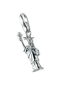 Charm-Einhänger Giorgio Martello MILANO "Freiheitsstatue, Silber 925" Charms silberfarben (silber) Damen