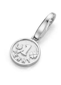 Charm-Einhänger Giorgio Martello MILANO "Glückspenny, Silber 925" Charms silberfarben (silber) Damen