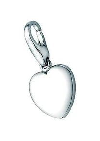 Charm Herz Giorgio Martello MILANO "Herz glänzend, Silber 925" Charms silberfarben (silber) Damen