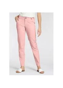 Stretch-Hose BOYSEN'S Gr. 44, N-Gr, pink (hellpink) Damen Hosen aus weich gepeachter Qualtät in köchelfreier Länge - NEUE KOLLEKTION