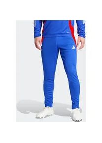 Trainingshose Adidas PERFORMANCE "TIRO24 TRPNT" Gr. L, N-Gr, blau (lucid blue / app solar red white) Herren Hosen