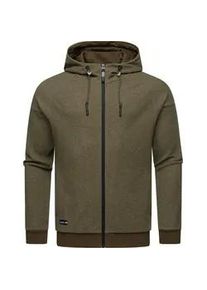 Kapuzensweatjacke Ragwear "Dreyner" Gr. M (50), grün (olivgrün) Herren Sweatjacken Basic Sweatjacke mit Kapuze