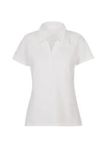 Poloshirt TRIGEMA "TRIGEMA ohne Knopfleiste" Gr. XXL, weiß Damen Shirts