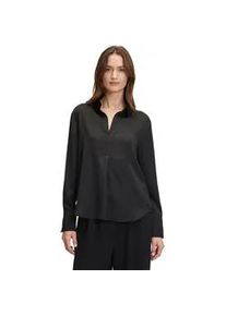 BETTY & CO Satinbluse BETTY & CO "Betty Co Satin-Bluse unifarben" Gr. 40, schwarz Damen Blusen