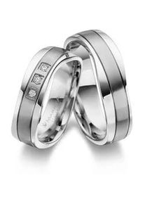 Verlobungsring MARRYA "Edelstahl Ringe Trauringe Eheringe Partnerringe" Fingerringe Gr. 64, Edelstahl, silberfarben (damen ring, silber) Damen