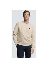 Sweater NO EXCESS "NO EXCESS Pullover mit Rückenaufdruck" Gr. XL, beige (dunkelbeige) Herren Sweatshirts