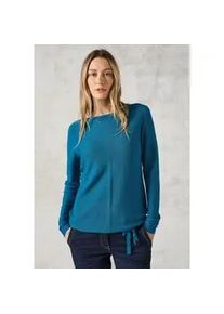 Strickpullover Cecil Gr. XL (44), blau (celestial aqua blue) Damen Pullover mit Strick-Detail Bestseller