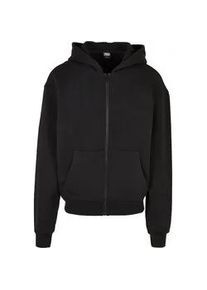 Sweatjacke Urban Classics "Urban Classics Herren Ultra Heavy Zip Hoody" Gr. XL, schwarz Herren Sweatjacken