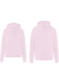 Kapuzensweatshirt Converse "EMBROIDERED STAR CHEVRON BRUSHED BACK FLEECE HOODIE" Gr. XXL, rosa (blush hush) Herren Sweatshirts Unisex