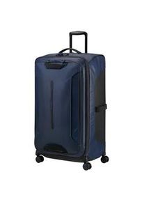 Weichgepäck-Trolley Samsonite "ECODIVER 79" Gr. B/H/T: 47cm x 79cm x 32cm 117 l, blau (blue nights) Koffer Aufgabegepäck Reisegepäck Weichgepäck-Koffer Fronttasche