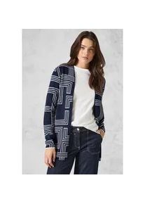 Strickjacke Cecil Gr. XS (36), blau (deep petrol) Damen Strickjacken im soften Baumwoll-Mix