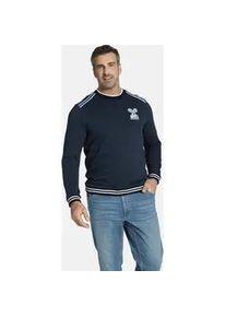 Sweatshirt CHARLES COLBY "Sweatshirt EARL BRODIE" Gr. L, blau (dunkelblau) Herren Sweatshirts