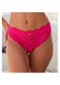 String Vivance "Mirja" Gr. 36/38, pink Damen Unterhosen mit Zierschnürung hinten