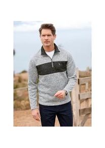 WITT Fleeceshirt CATAMARAN "Strickfleece-Shirt" Gr. 52/54, grau (hellgrau-meliert) Herren Shirts