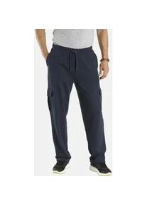 Jogginghose Jan Vanderstorm "Jogginghose VALEN" Gr. XXXL, grau (dunkelgrau melange) Herren Hosen