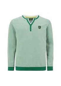 Sweatshirt CHARLES COLBY "Sweatshirt EARL DARRAGH" Gr. XXXL, grün (grün melange) Herren Sweatshirts