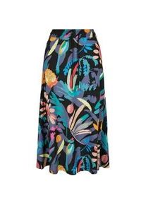 Jerseyrock Urban Classics "Urban Classics Damen Ladies Viscose Midi Skirt" Gr. XXL, schwarz (schwarzfruity) Damen Röcke