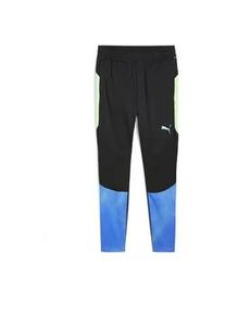 Sporthose Puma "individualFINAL Trainingshose Herren" Gr. XL, Normalgrößen, schwarz (black fizzy apple yellow) Herren Hosen