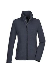 Fleecejacke G.I.G.A. DX BY KILLTEC "GW 49 WMN KNTFLC JCKT" Gr. 46, blau (dunkelblau) Damen Jacken