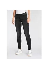 Skinny-fit-Jeans Only "ONLPAOLA" Gr. L (40), Länge 34, grau (grau denim) Damen Jeans 5-Pocket-Jeans mit Stretch