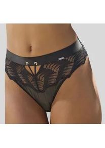 String Lascana "Marla" Gr. 44/46, schwarz Damen Unterhosen aus Spitze mit modischer Bänder-Optik