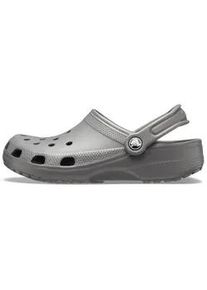 Clog Crocs "Classic" Gr. 38, grau Herren Schuhe Sommerschuh, Gartenschuh, Poolslides, mit typischem Logo