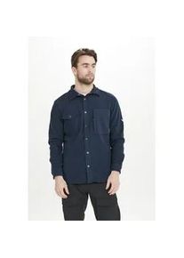 Fleeceshirt WHISTLER "Enzo" Gr. XXL, blau (dunkelblau-blau) Herren Shirts in kuscheligem Design