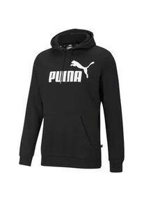 Hoodie Puma "Essentials Big Logo Herren" Gr. M, schwarz Herren Sweatshirts