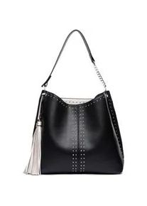 Schultertasche Collezione Alessandro "Lorely" Gr. B/H/T: 34cm x 31cm x 12cm one size, schwarz Damen Taschen Look in Perfektion