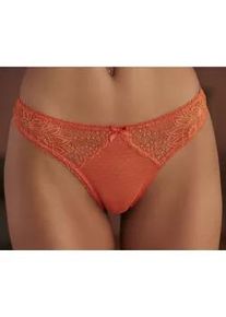 String Vivance Gr. 44/46, orange (sunset) Damen Unterhosen mit seitlichen Spitzeneinsätzen in blumiger Optik