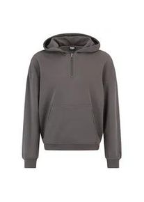 Sweatjacke Urban Classics "Urban Classics Herren Boxy Zip Hoody" Gr. 3XL, schwarz (schwarzshadow) Herren Sweatjacken