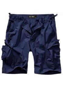 Stoffhose BRANDIT "Brandit Herren BDU Ripstop Shorts" Gr. XXL, US-Größen, blau (navy) Herren Hosen