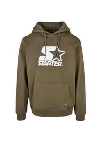 Sweatshirt STARTER Black Label "Starter Black Label Herren Starter Essential Hoody" Gr. S, grün (schwarzolive) Herren Sweatshirts