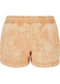 Sweatshorts Urban Classics "Urban Classics Damen Ladies Towel Washed Sweat Shorts" Gr. XL, US-Größen, orange (paleorange) Damen Hosen