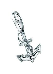 Charm Anker Giorgio Martello MILANO "Anker mit Seil, Silber 925" Charms silberfarben (silber) Damen