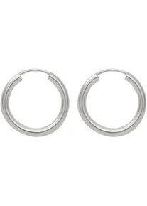 Paar Ohrhänger ADELIA ́S "925 Silber Ohrringe Creolen Ø 30 mm" Gr. Damen, Silber 925 (Sterlingsilber), silberfarben (silber) Damen Silberschmuck für