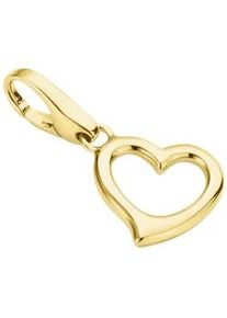 Charm Herz Giorgio Martello MILANO "Floating Heart, vergoldet, Silber 925" Charms goldfarben (gold) Damen