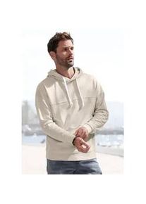 H.I.S. Hoodie H.I.S Gr. L (52/54), beige Herren Sweatshirts Langarm Sweater mit Kapuze, aus Baumwollmischung