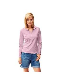 Poloshirt Heine "Poloshirt" Gr. 48, rosa (rosé) Damen Shirts