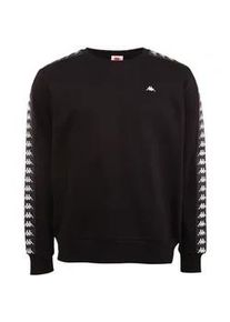 Sweatshirt Kappa Gr. S (44/46), schwarz (caviar) Herren Sweatshirts in hochwertigem Materialmix