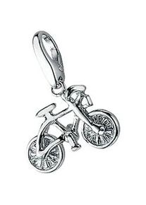 Charm-Einhänger Giorgio Martello MILANO "Fahrrad, Silber 925" Charms silberfarben (silber) Damen