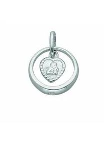 Ketten-Anhänger ADELIA ́S "Damen Silberschmuck" Schmuckanhänger Gr. Silber 925 (Sterlingsilber), silberfarben (silber) Damen 925 Sterling Silber mit Zirkonia Silberschmuck für