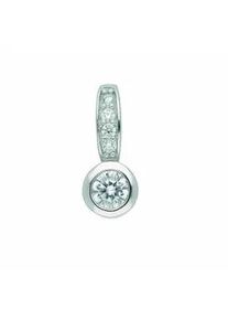 Ketten-Anhänger ADELIA ́S "Damen Silberschmuck 925 Silber Anhänger mit Zirkonia" Schmuckanhänger Gr. mit Zirkonia, Silber 925 (Sterlingsilber), silberfarben (silber) Damen mit Zirkonia Silberschmuck für